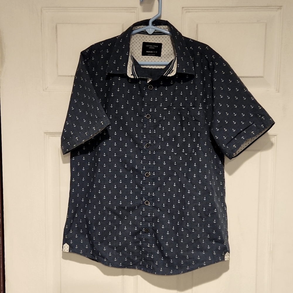 Level Ten, Boy M 10-12, Blue Shirt